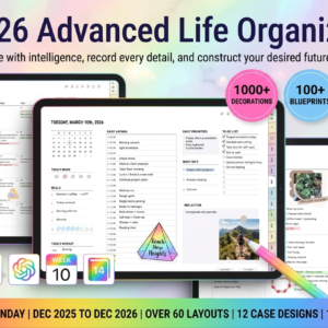 2026 Rainbow Smart Daily Planner: Build Your Ultimate Lifestyle