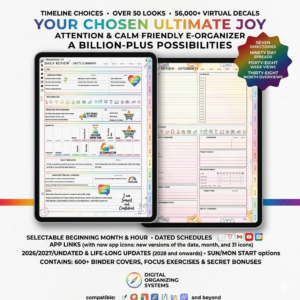 ADHD 2026 Digital Planner: Custom Anxiety & Habit Tracker (GoodNotes)